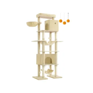 201 cm Tall Cat Tree XXL Large with Scratching Posts