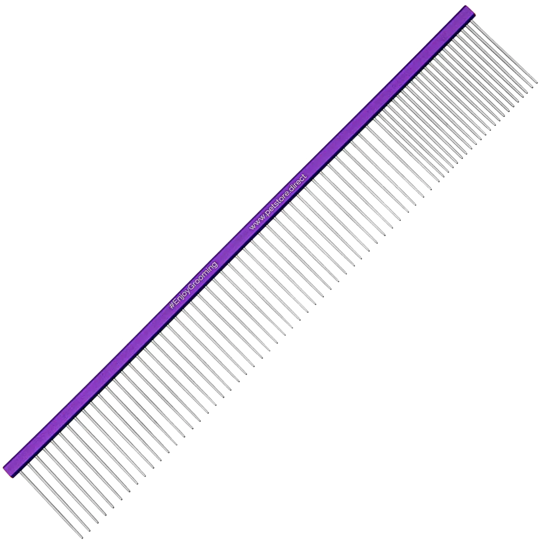 9.5" 80/20 Purple Poodle Comb by PetStore.Direct