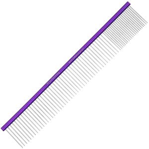 9.5" 80/20 Purple Poodle Comb by PetStore.Direct