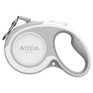 Aiitle Easy Lock Retractable Dog Leash White