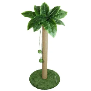 Cat Scratching Post Pole With Hanging Balls Toy