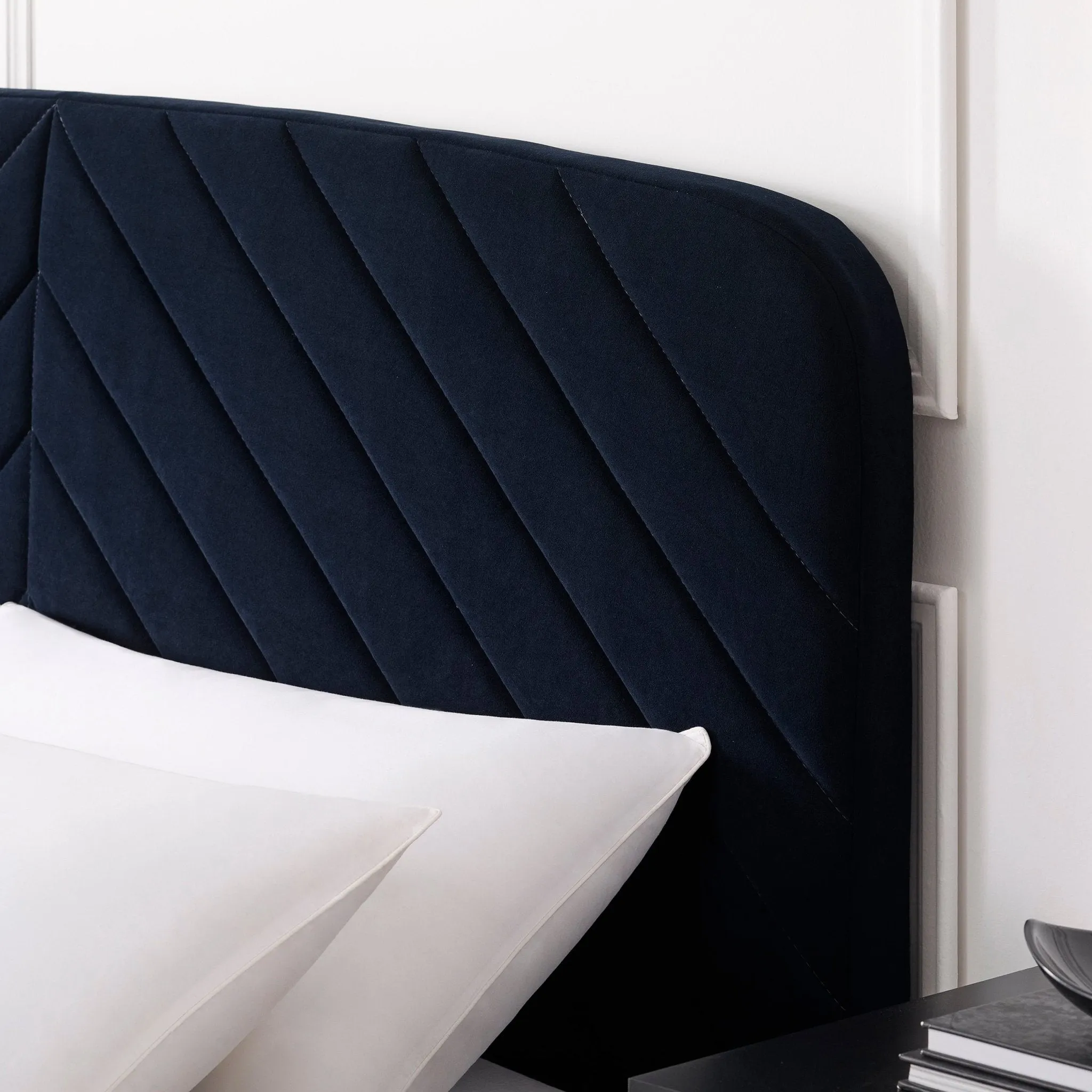 Charleston Ottoman Storage Bed -  Navy
