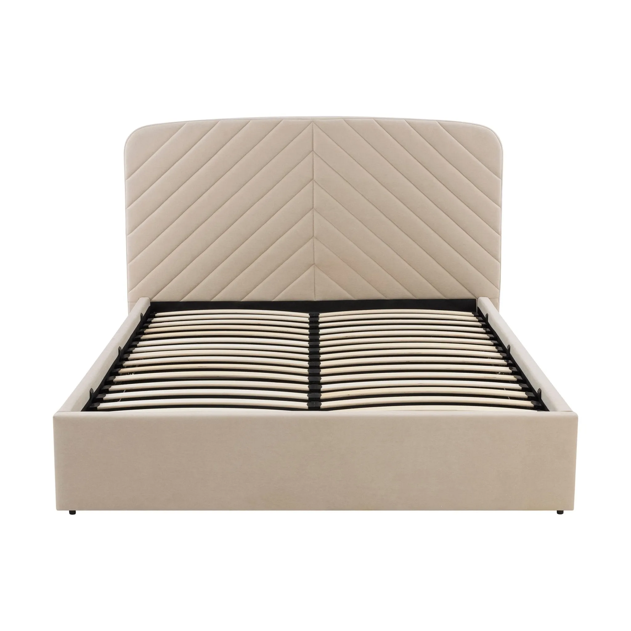 Charleston Ottoman Storage Bed -  Stone