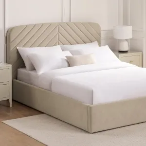 Charleston Ottoman Storage Bed -  Stone