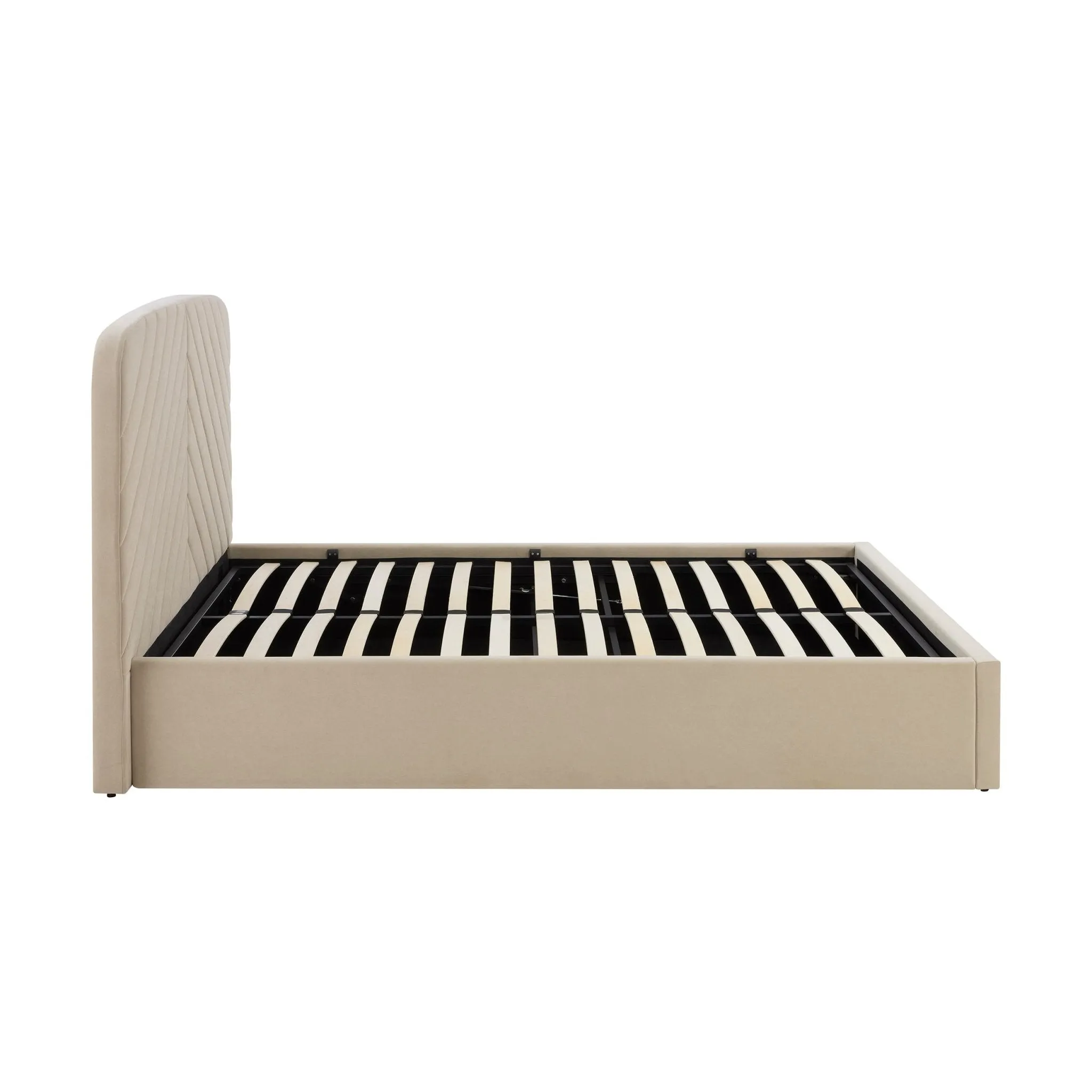 Charleston Ottoman Storage Bed -  Stone