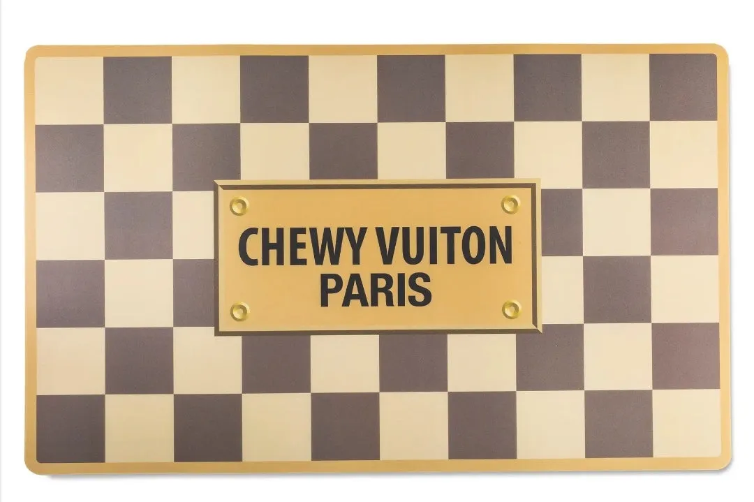 Checker Chewy Vuiton Placemat