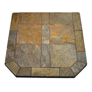 ComfortBilt Hearth Pad Flatwall Natural Silver Slate