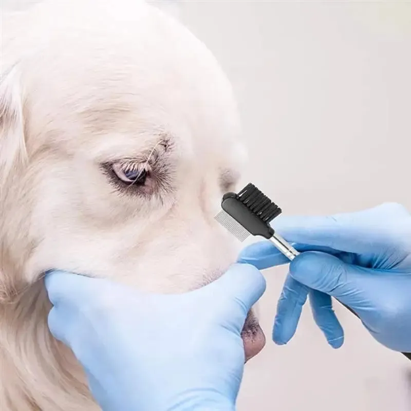 Dual-Purpose Eye Grooming Comb for Pets