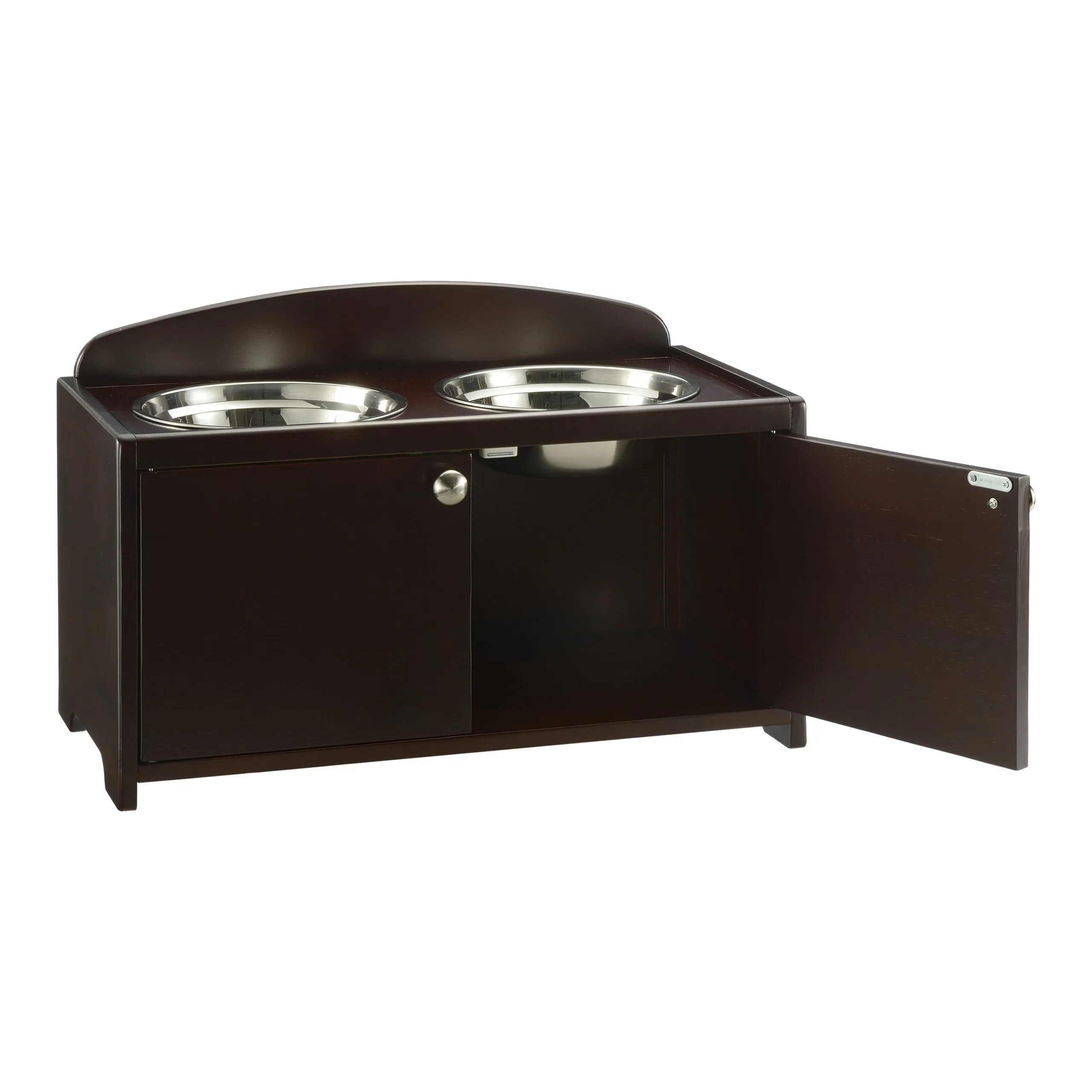 Elegant Wooden Pet Feeder - Richell