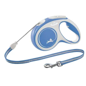 Flexi 8m Medium Blue New Comfort Cord Retractable Dog Lead