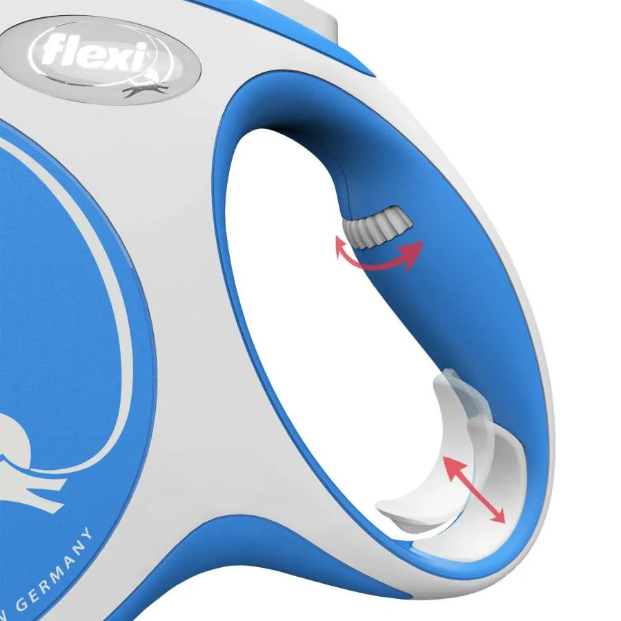 Flexi Comfort Cord Retractable Lead Blue