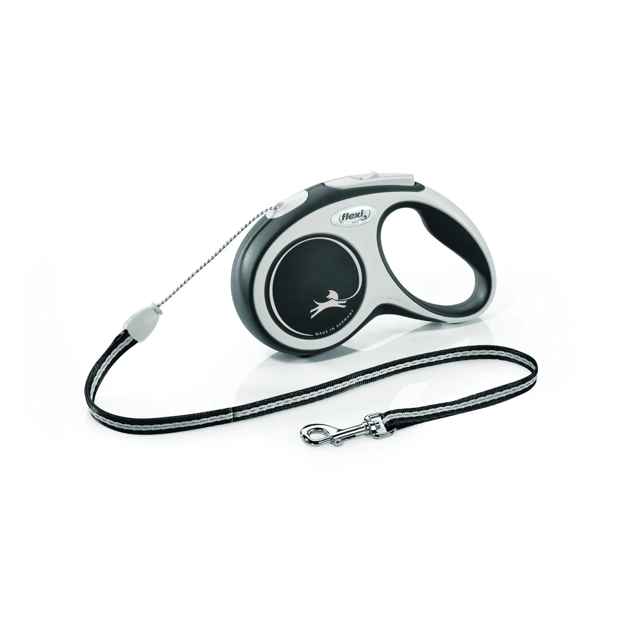 Flexi New Comfort Cord M Black 5m 1-20kg (16ft 1-44lbs)