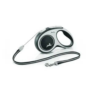 Flexi New Comfort Cord M Black 5m 1-20kg (16ft 1-44lbs)