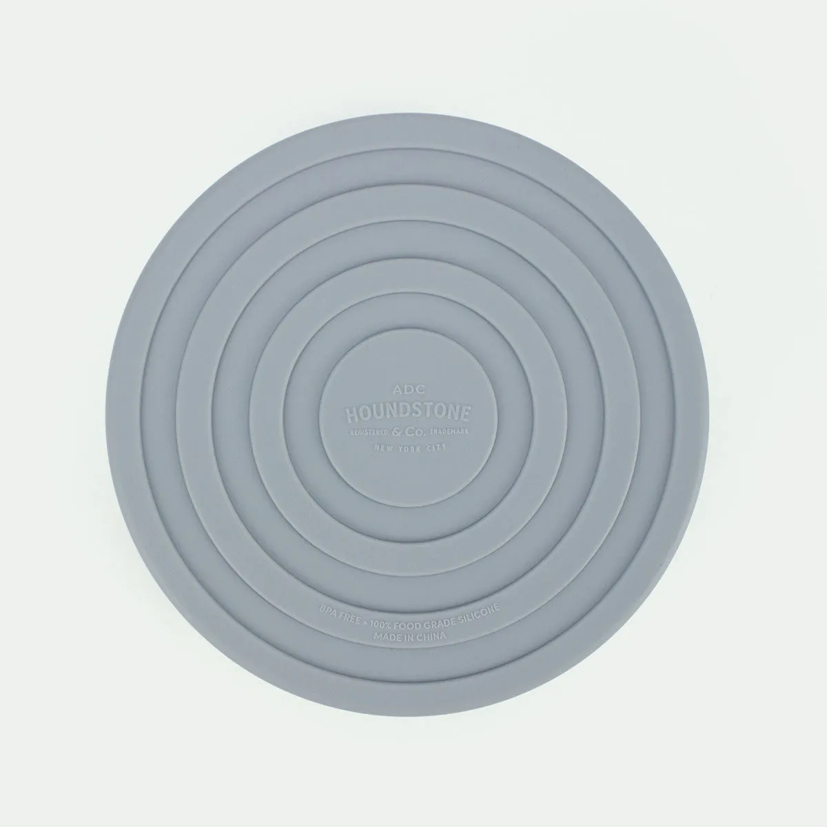 Food Grade Silicone Dog Bowl - Slate Grey, 4.5 Cups Volume, Dishwasher Safe, Non-Slip