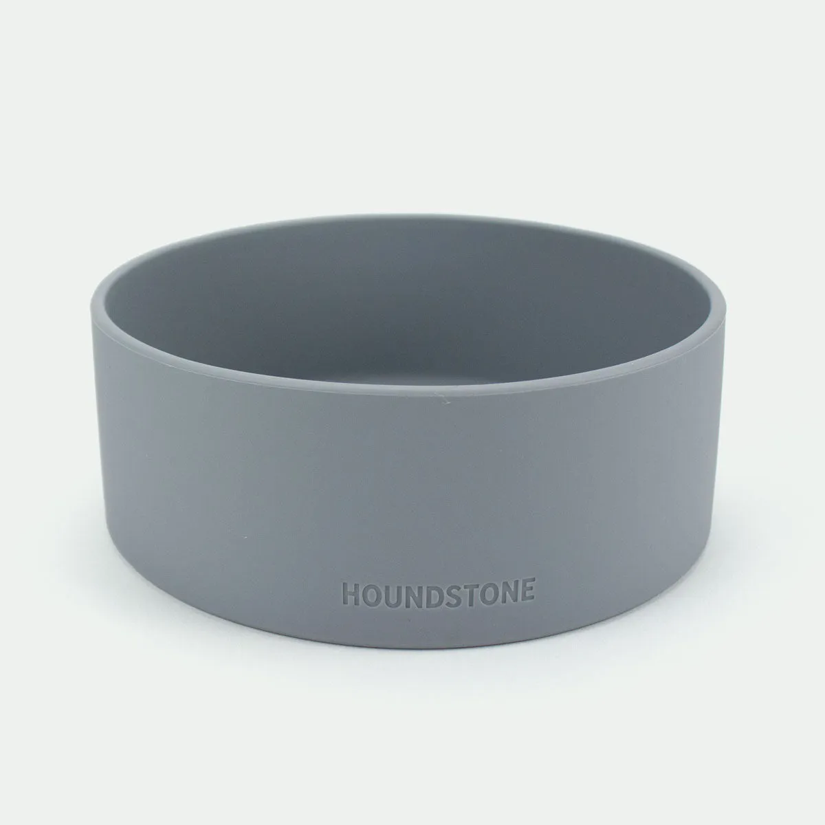 Food Grade Silicone Dog Bowl - Slate Grey, 4.5 Cups Volume, Dishwasher Safe, Non-Slip