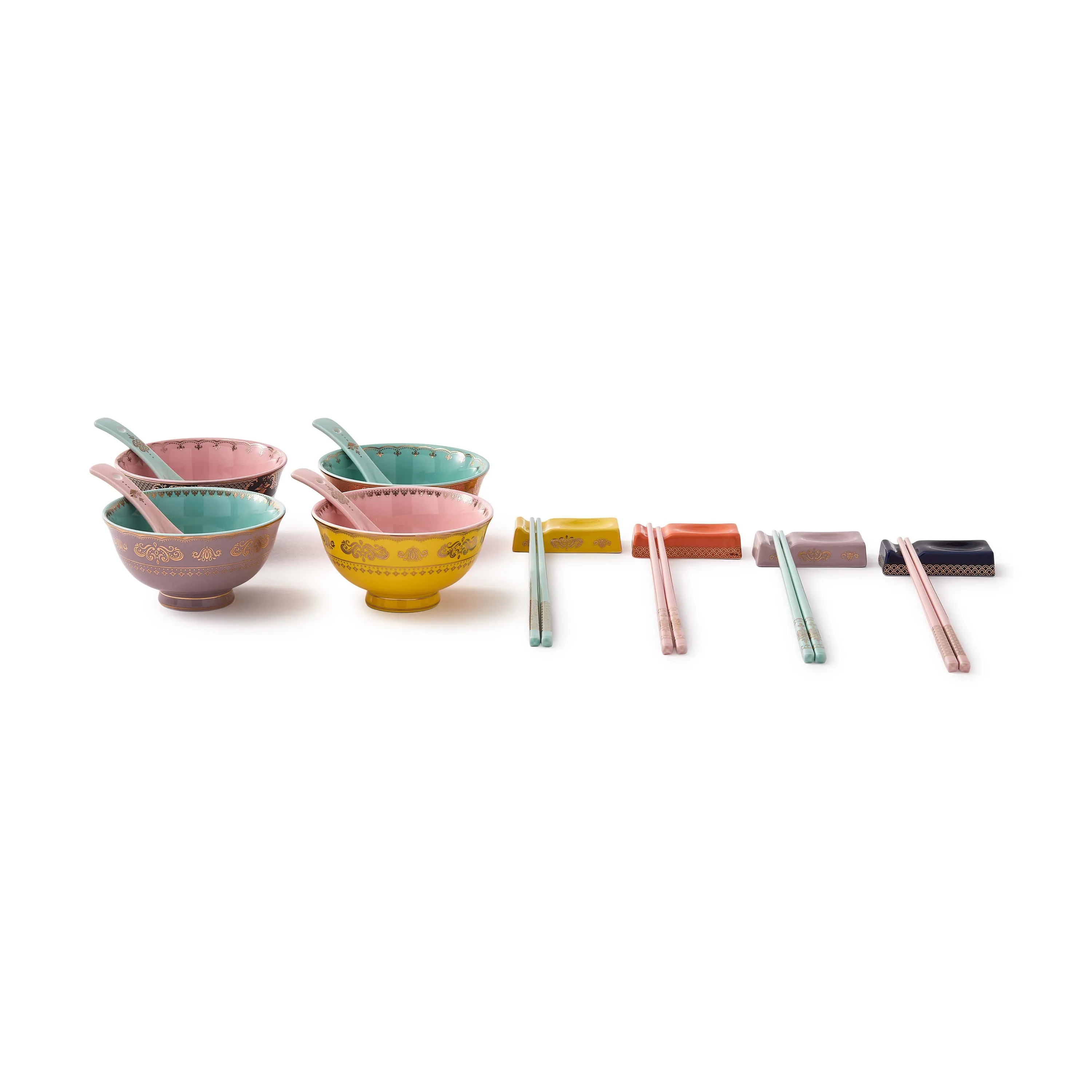 Grandpa Asian Bowl Set (Set of 4)