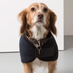 Harpham Fleece Dog Coat Navy 10"