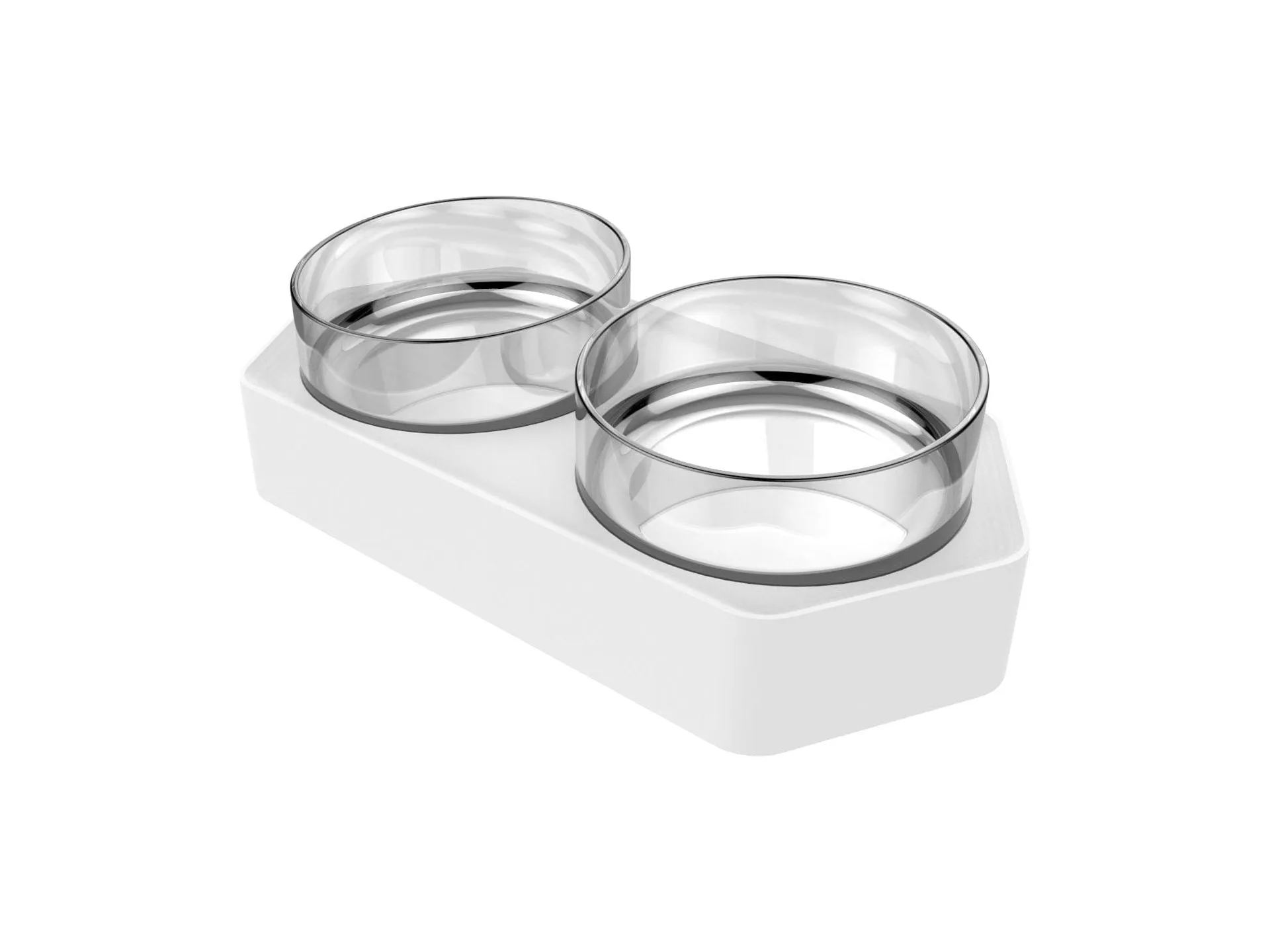 Hexagonal double bowl- 327 * 163 * 85mm
