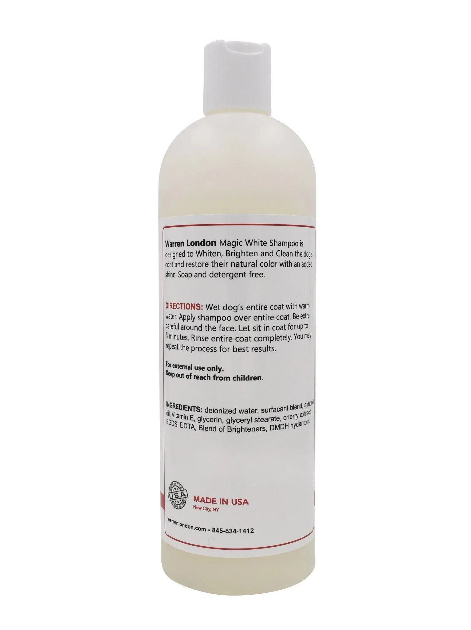 Magic White Brightening Dog Shampoo - Cherry Scented