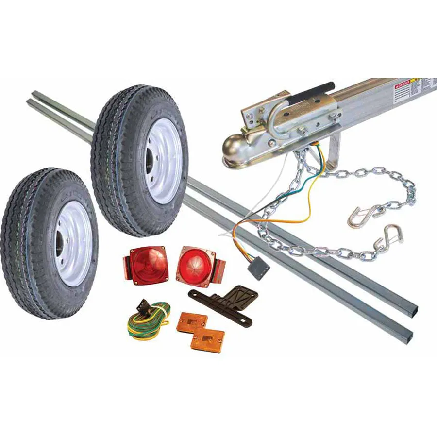 Malone EcoLight 2-Boat V-Rack Kayak Trailer Package - MPG586XV