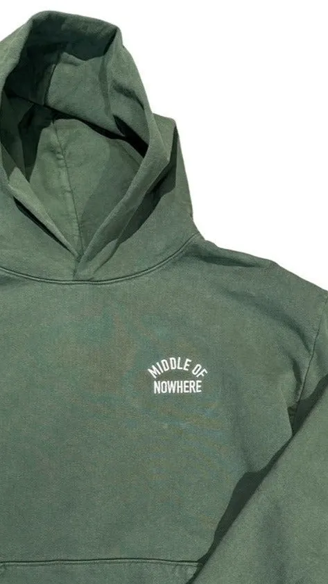 Middle Of Nowwhere Embroidered Hood