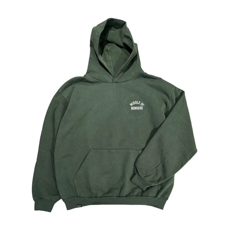Middle Of Nowwhere Embroidered Hood