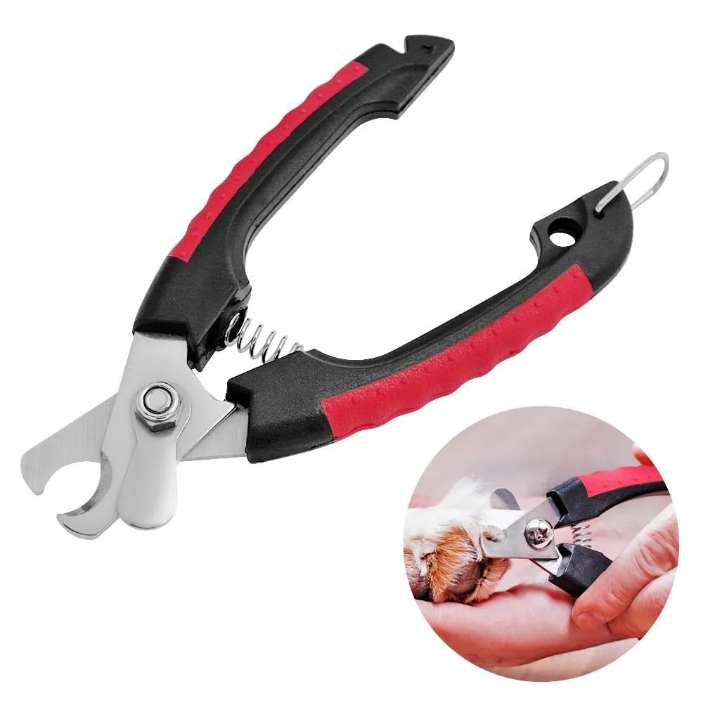 Pet Hair Grooming Brush Nail Clipper Tool Kit