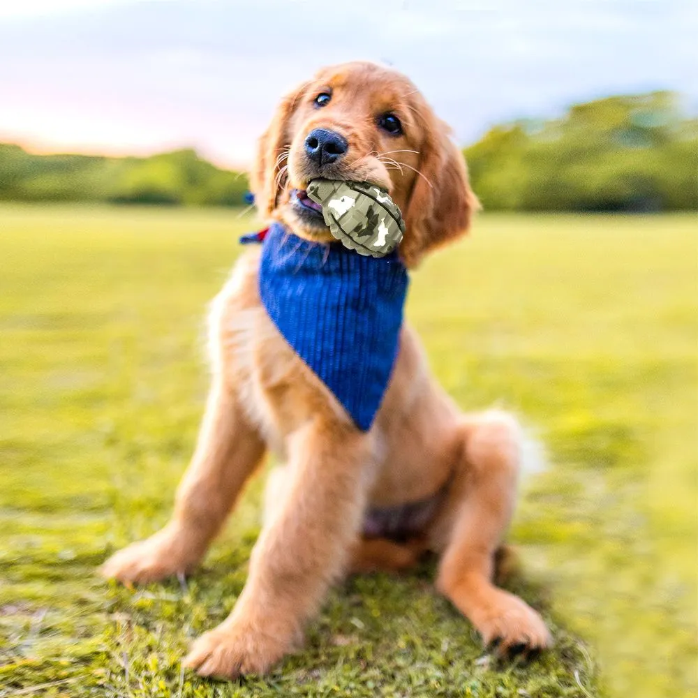 Petopia Tough Hand Grenade Rubber Dog Toy^^^