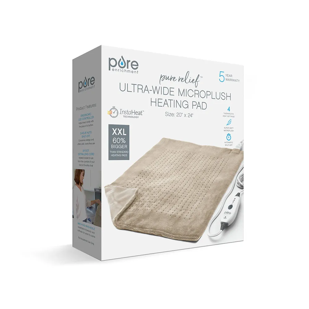 PureRelief Ultra-Wide Heating Pad