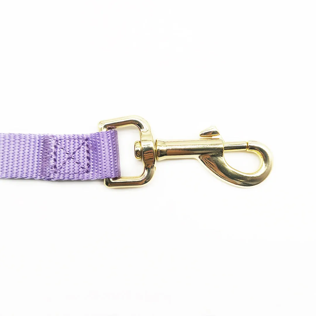 Rainbow Woven Double Ended Dog Leash