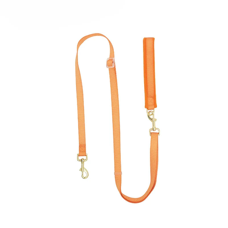Rainbow Woven Double Ended Dog Leash