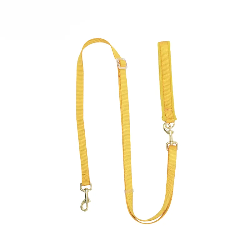 Rainbow Woven Double Ended Dog Leash