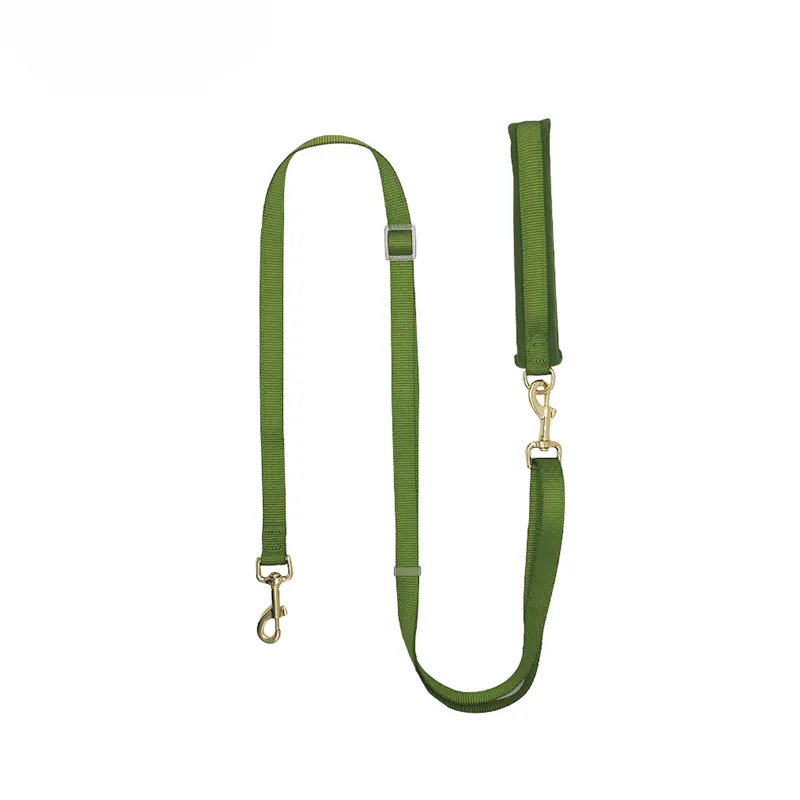 Rainbow Woven Double Ended Dog Leash