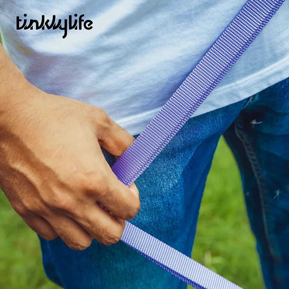 Rainbow Woven Double Ended Dog Leash