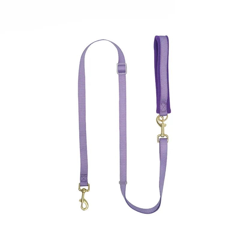 Rainbow Woven Double Ended Dog Leash