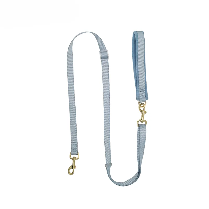 Rainbow Woven Double Ended Dog Leash
