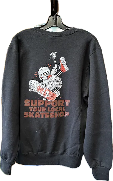 Skateworks Skate Shop Day 2025 "Skeleton" Crewneck Sweatshirt