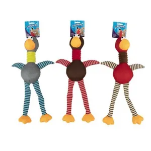 Squeaky Fabric Bird Dog Toy - 45cm