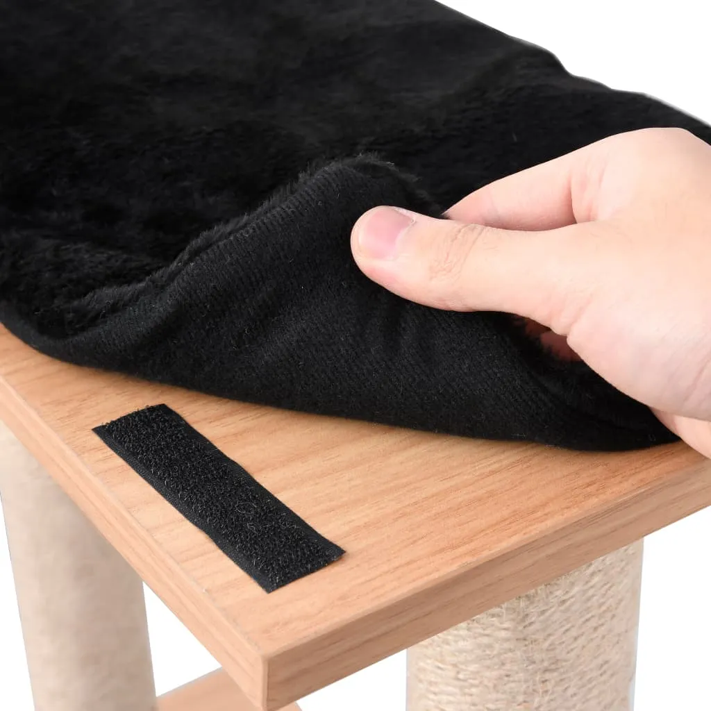 vidaXL Cat Tree with Sisal Scratching Mat 129 cm